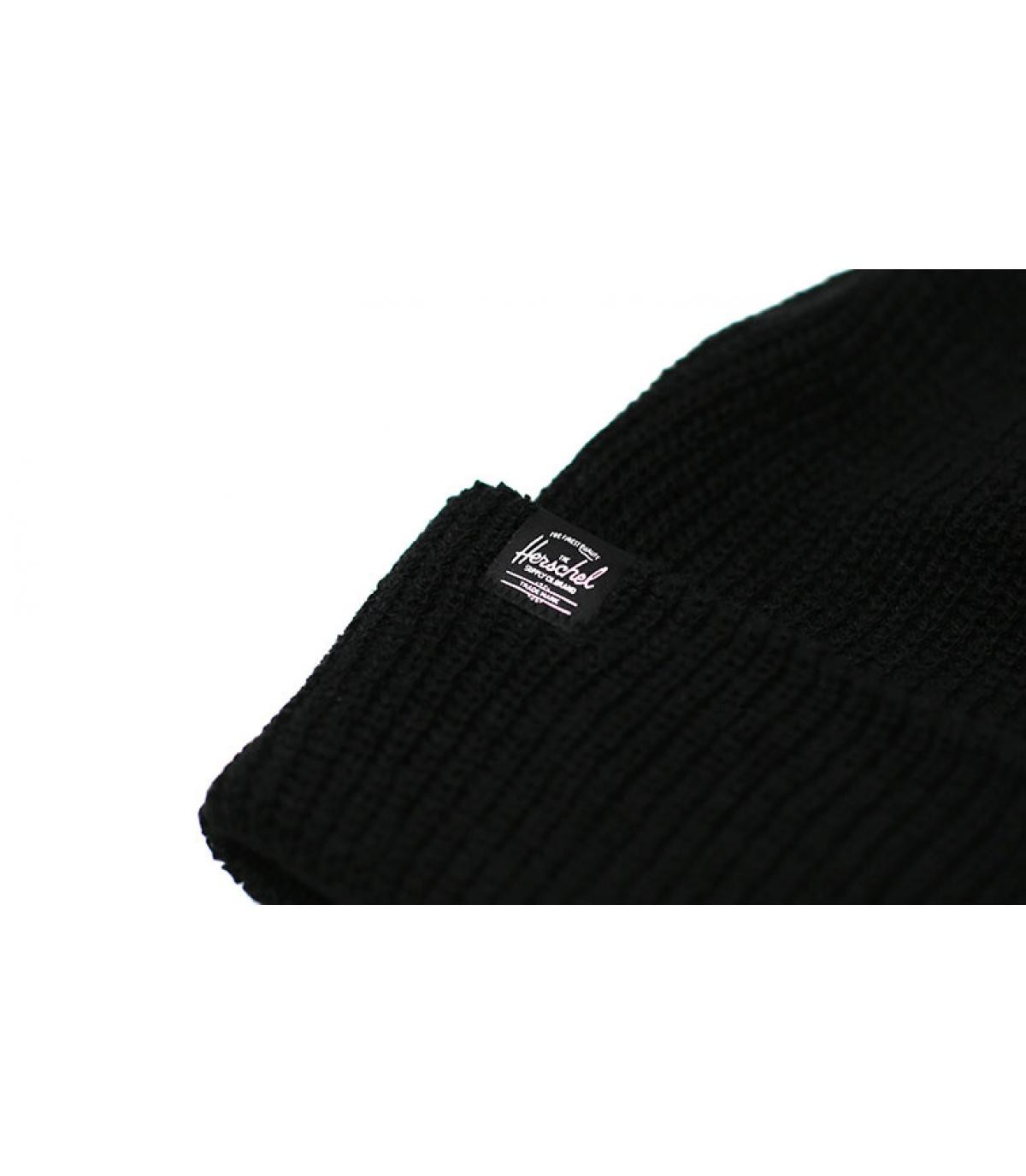 bonnet revers noir Herschel